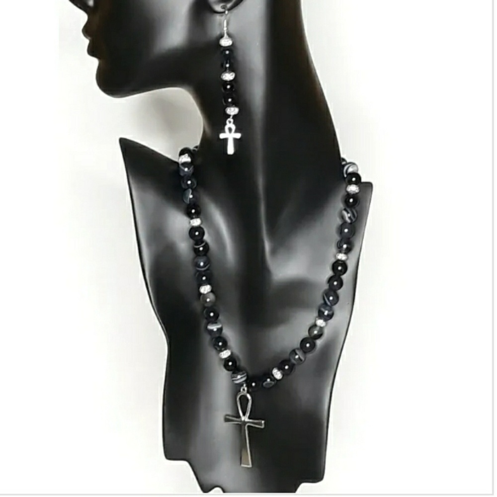 Sardonyx Necklace Set